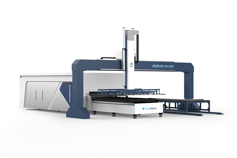 Máquina de corte a laser de chapas metálicas para carregamento e descarregamento automático2